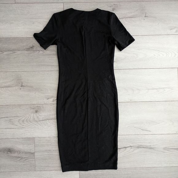 H&M basic black midi dress - Picture 2 of 3